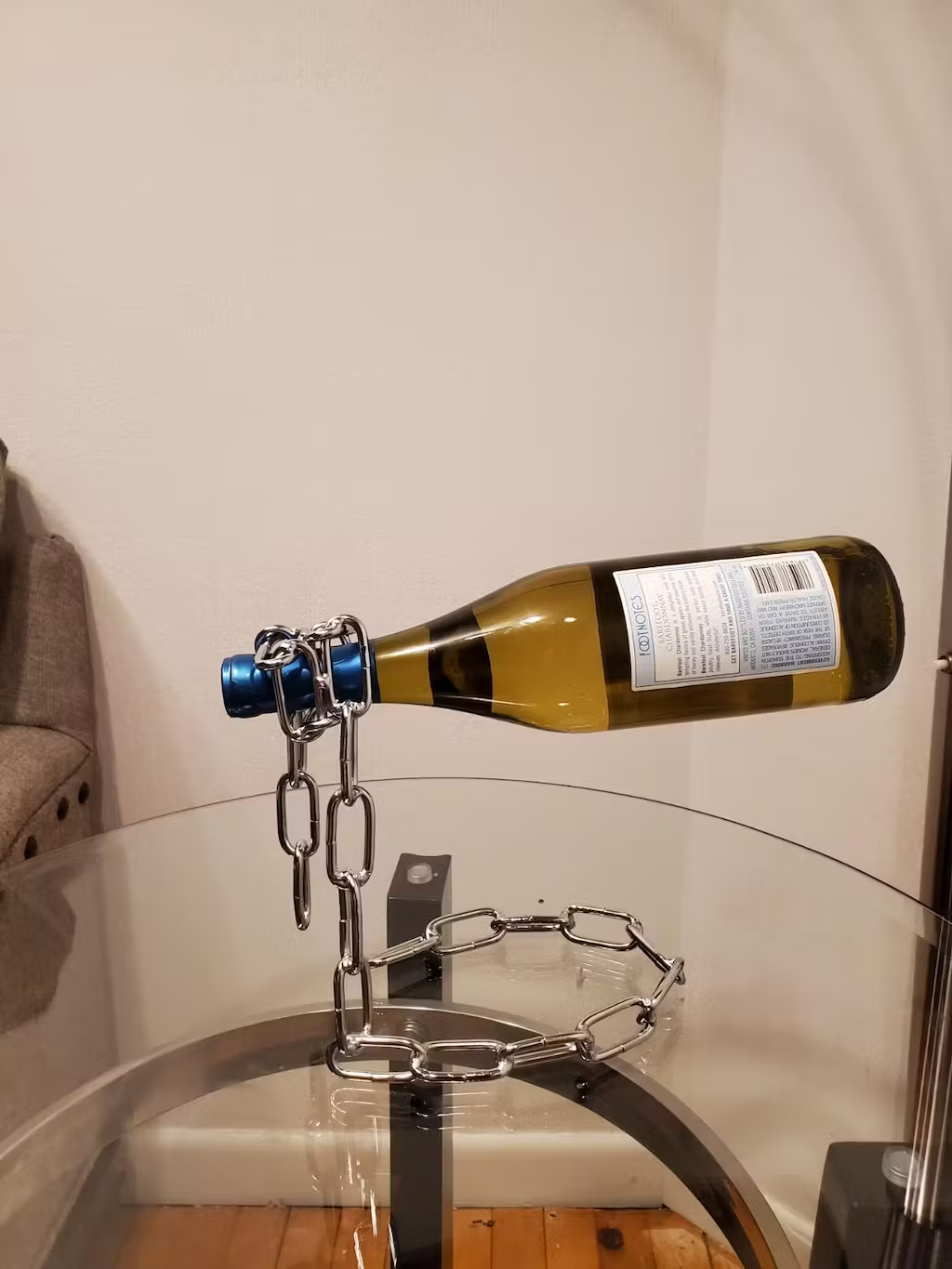 Magical Floating Wine Rack