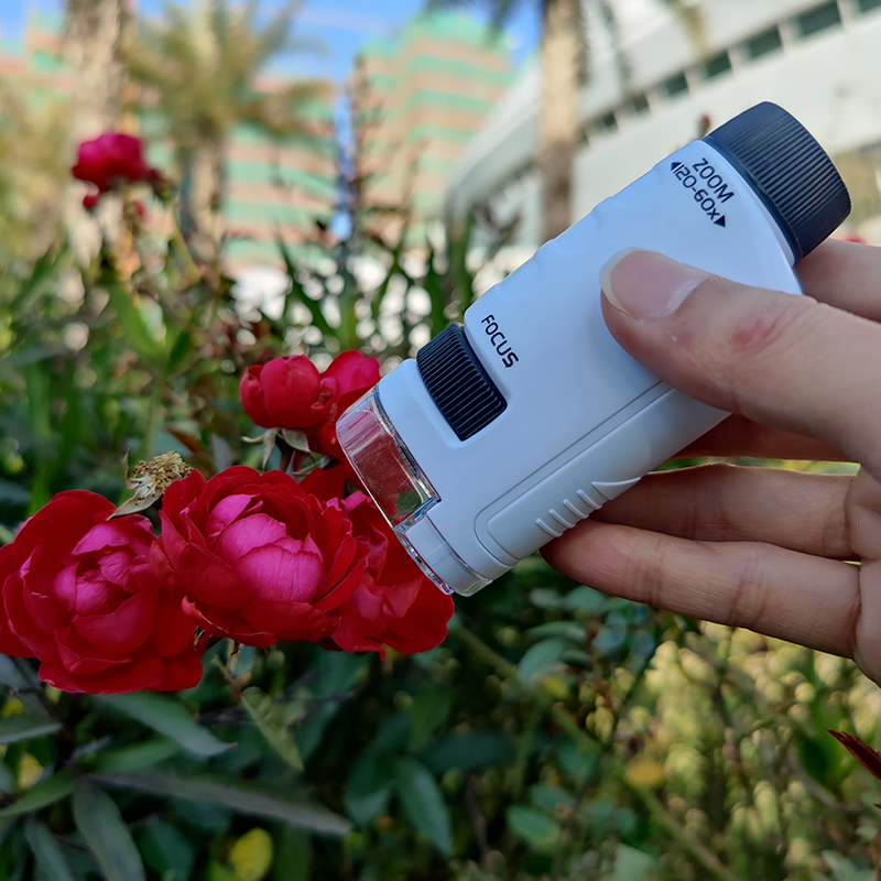 Kid's Portable Pocket Microscope (60-120x Zoom)