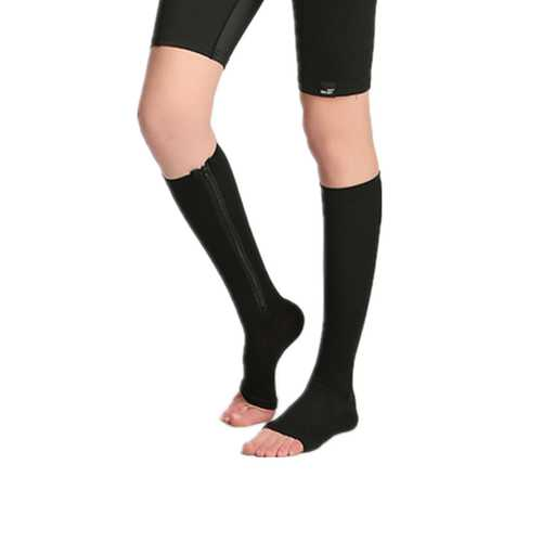 Zipper Compression Socks (1 Pair)