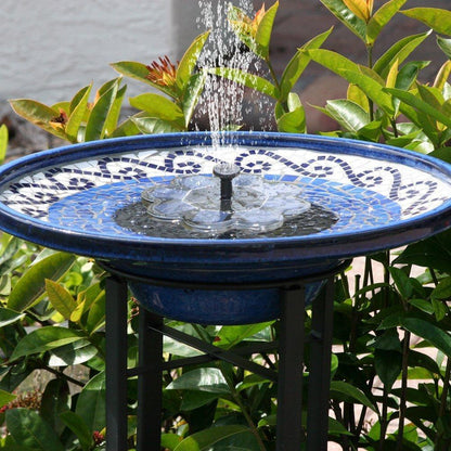 3x Solar-Powered Water Fountain