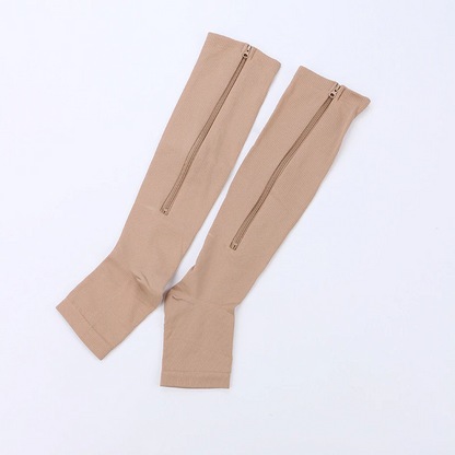 Zipper Compression Socks (1 Pair)